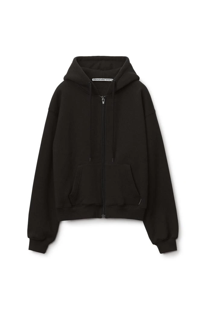 商品Alexander Wang|ZIP HOODIE IN DENSE FLEECE,价格¥2211,第1张图片