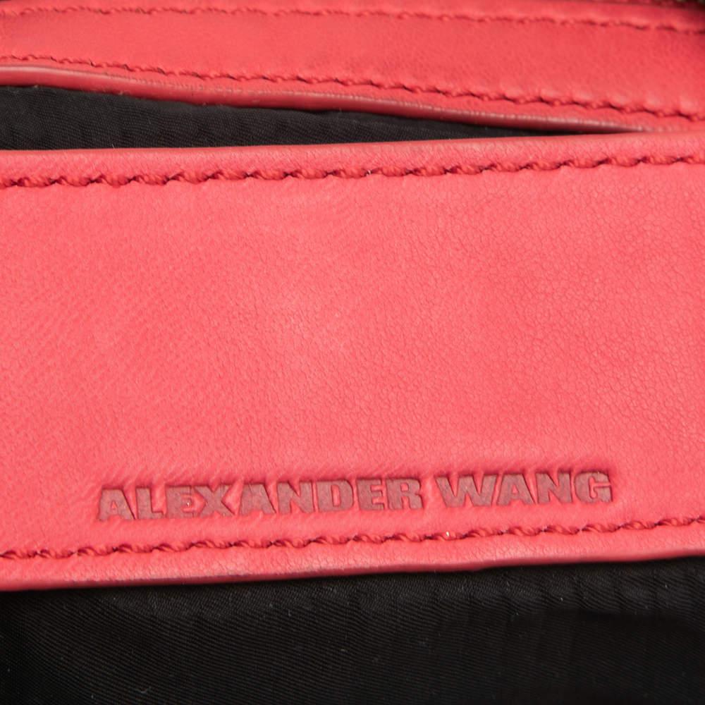 Alexander Wang Coral Pink Leather Brenda Shoulder Bag商品第7张图片规格展示