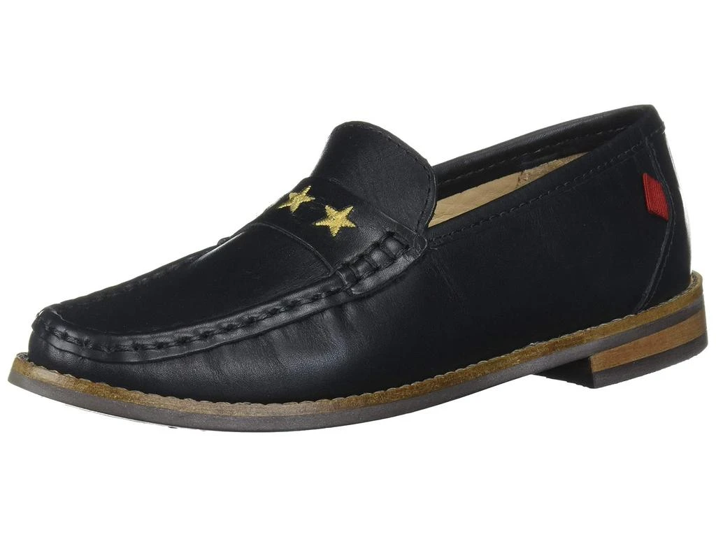 商品Marc Joseph New York|Unisex-Child Leather Loafer with Gold Embroidered Star,价格¥749,第1张图片