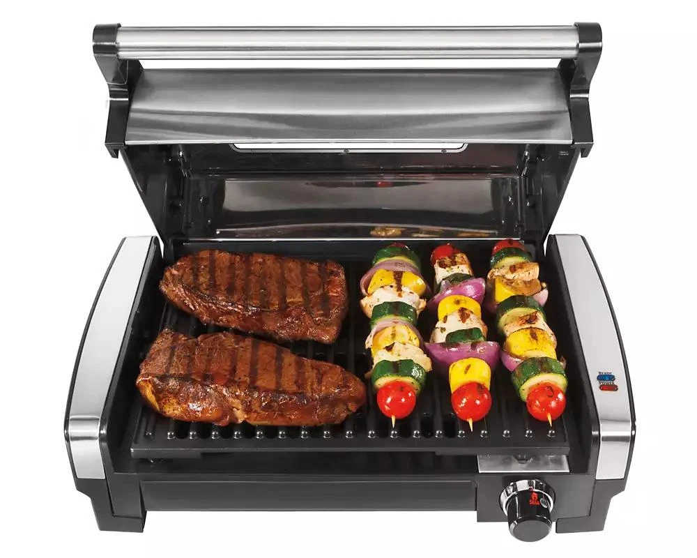 商品Hamilton Beach|Electric Indoor Searing Grill - 25361G,价格¥651,第2张图片详细描述