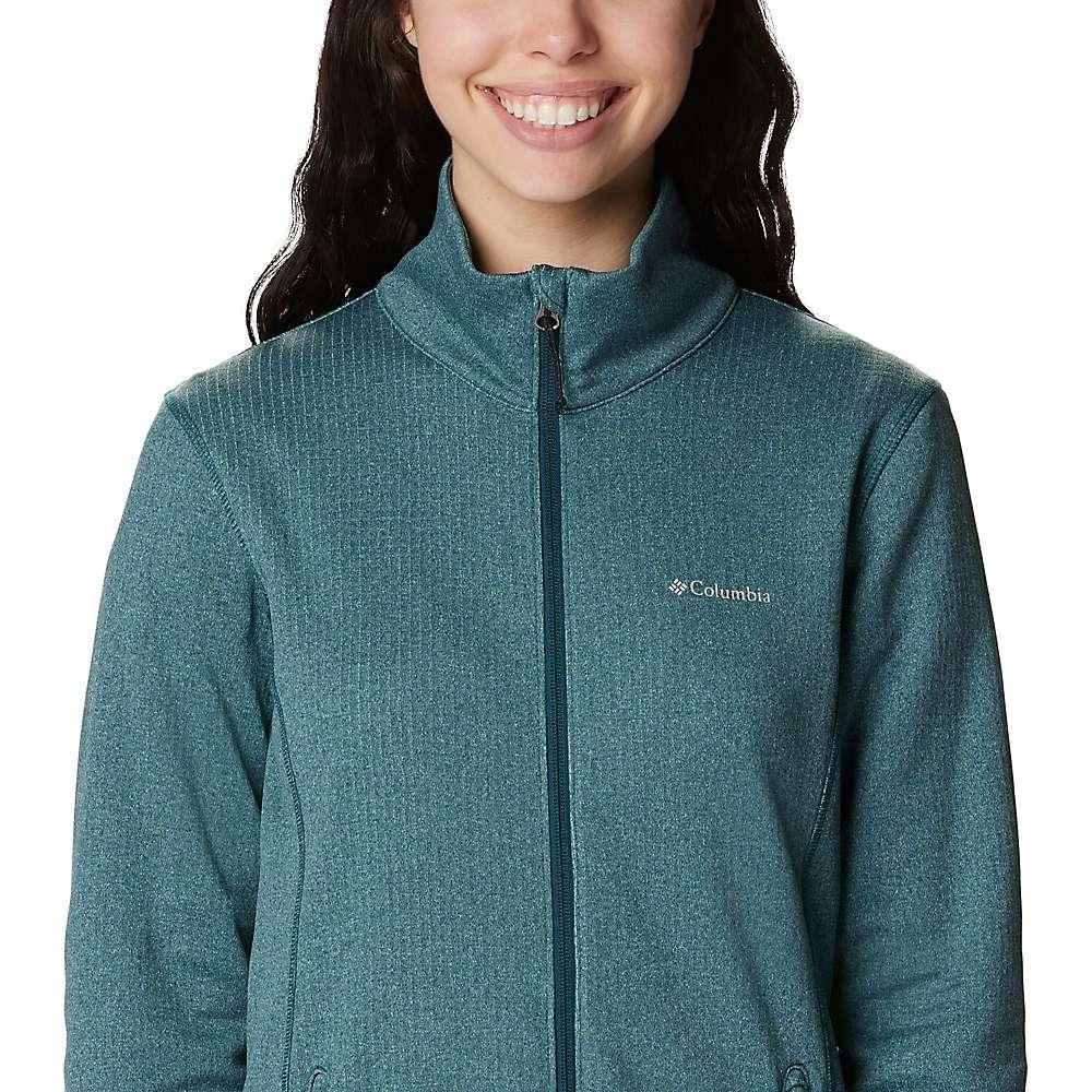 商品Columbia|Columbia Women's Park View Grid Fleece Full Zip Top,价格¥383,第2张图片详细描述