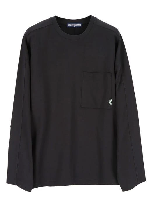 商品NOWANDTOMORROW|M Ponte Long Sleeve T-shirt,价格¥373,第3张图片详细描述