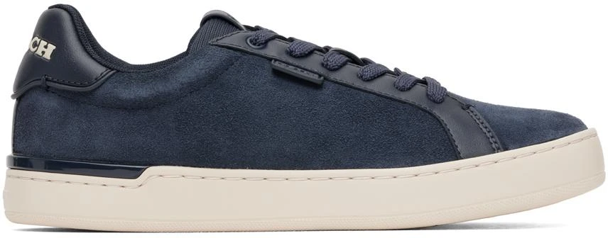 商品Coach|Navy Lowline Low Top Sneakers,价格¥704,第1张图片