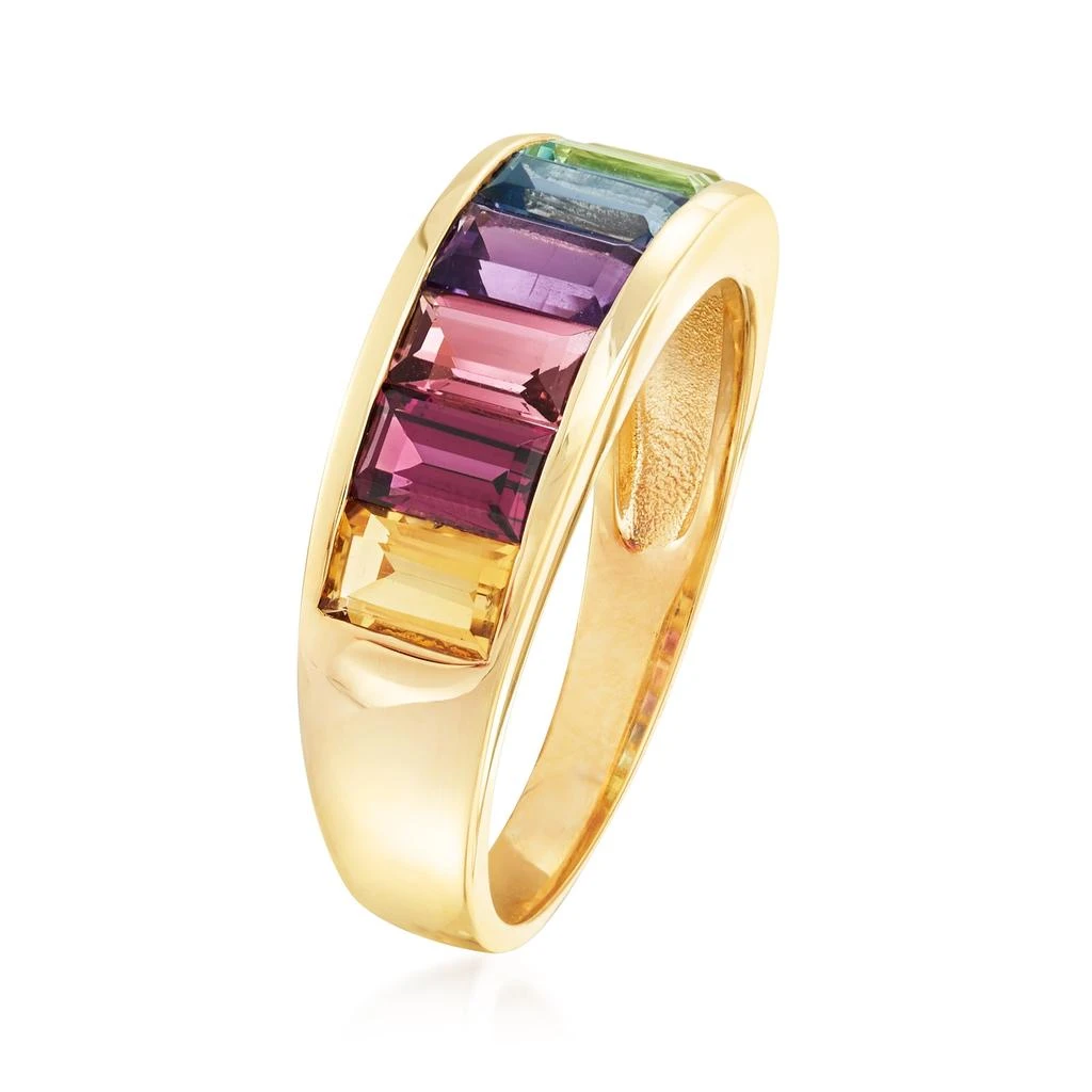 商品Ross-Simons|Multi-Stone Ring in 14kt Yellow Gold,价格¥4812,第3张图片详细描述