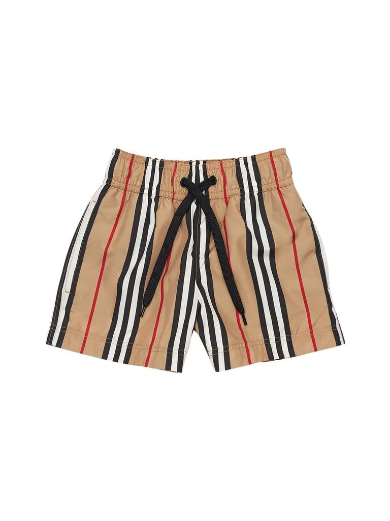 商品Burberry|Icon Stripe Nylon Swim Shorts,价格¥1440,第1张图片