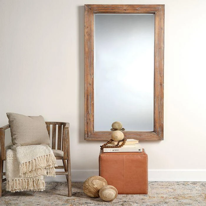 商品Jamie Young|Reclaimed Rectangle Floor Mirror,价格¥7401,第2张图片详细描述