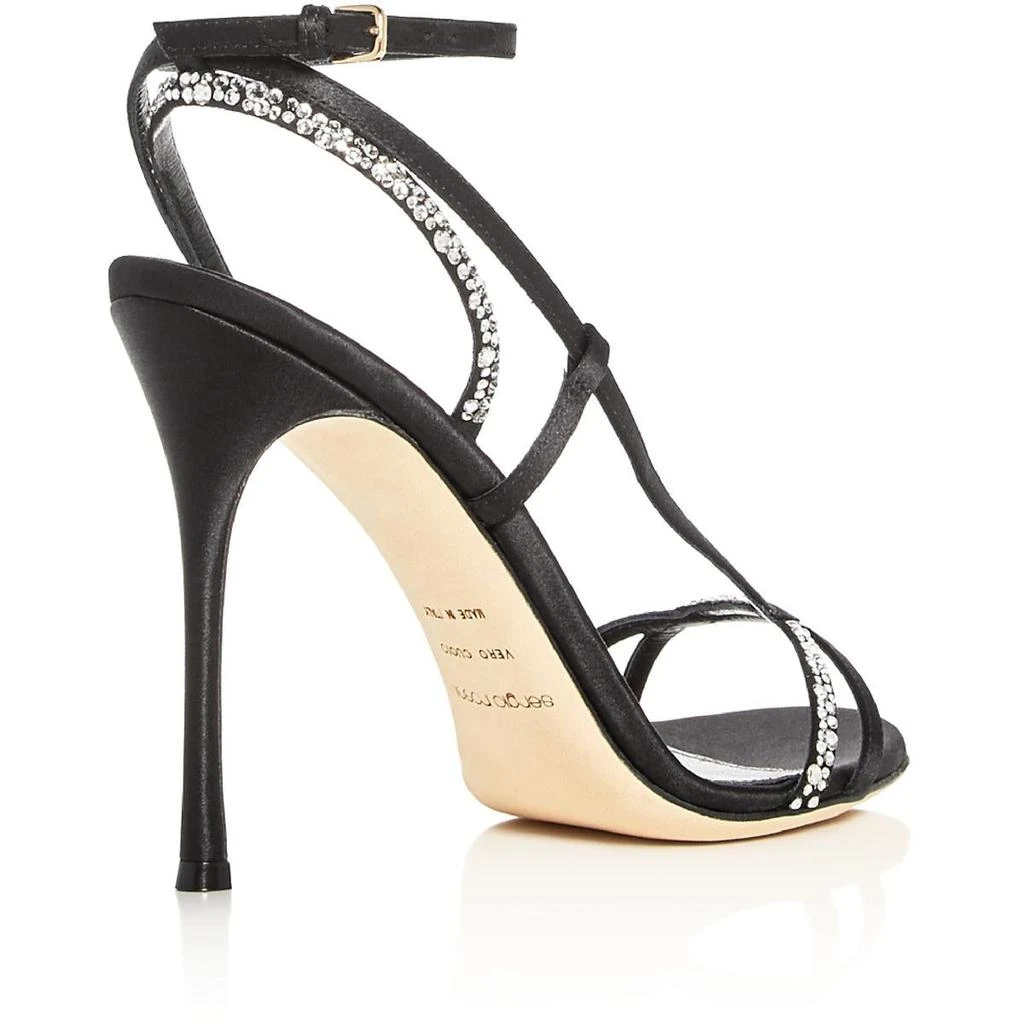 商品Sergio Rossi|Sergio Rossi Womens Lexington Satin Swarovski Crystal Heels,价格¥1092,第3张图片详细描述