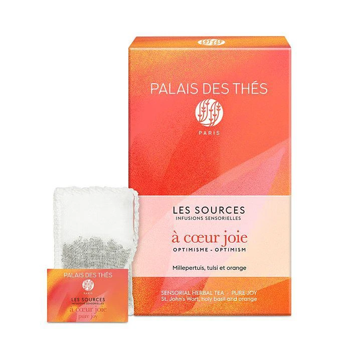 商品Palais des Thés|Pure Joy Herbal Tea Bags - St. John's Wort, Holy basil & Orange,价格¥149,第2张图片详细描述