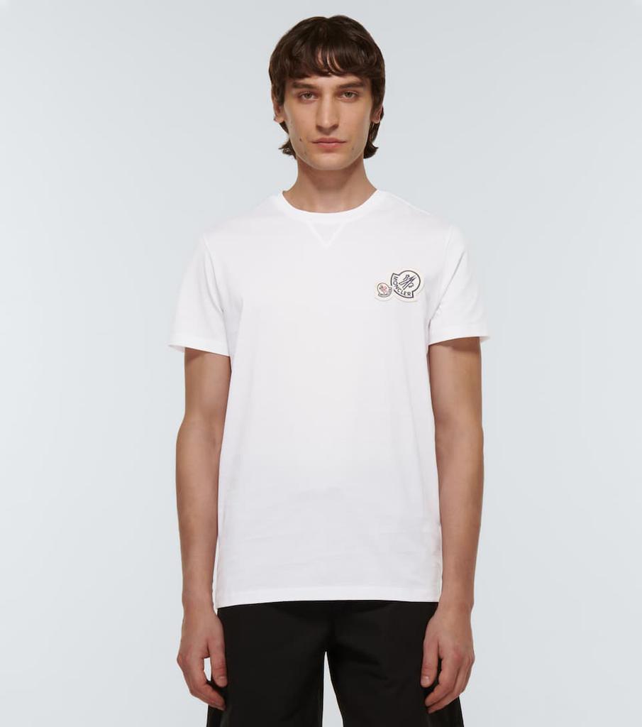 商品Moncler|棉质平纹针织T恤,价格¥2256,第5张图片详细描述