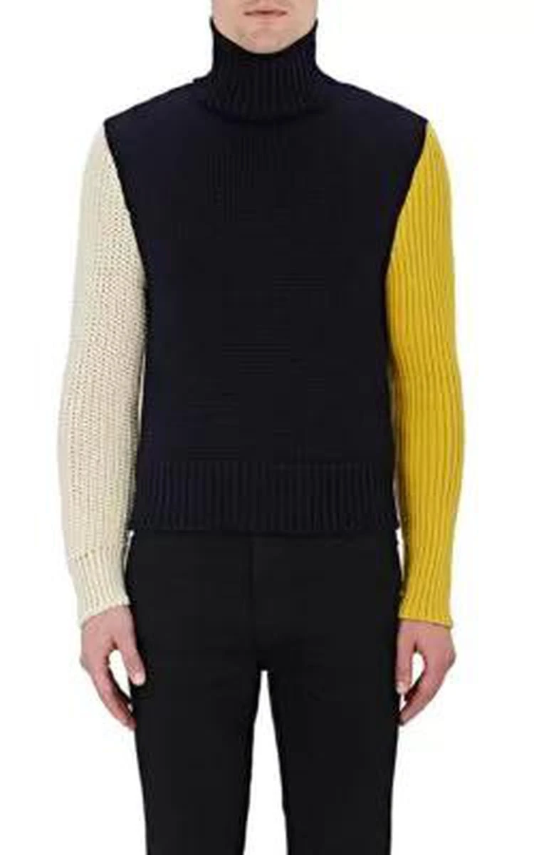 商品Calvin Klein|Colorblocked Wool Sweater,价格¥6878,第1张图片