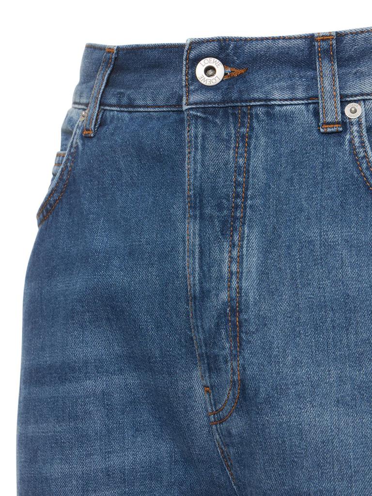Light Straight Cotton Denim Jeans商品第3张图片规格展示