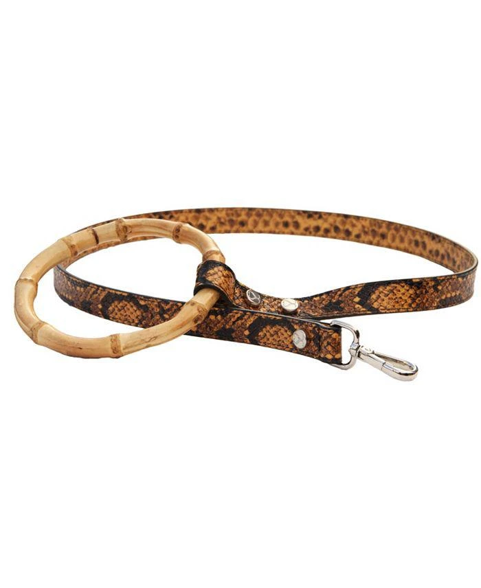 商品Shaya Pets|Long Sasha Leather Dog Leash with Bamboo Handle,价格¥1090,第1张图片