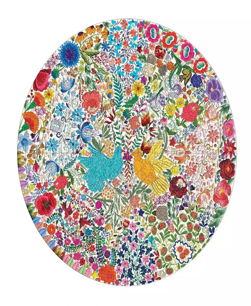 Piece and Love Blue Bird Yellow Bird Adult Round Jigsaw Puzzle 商品