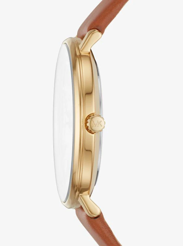 商品Michael Kors|Pyper Gold-Tone Leather Watch,价格¥968,第2张图片详细描述