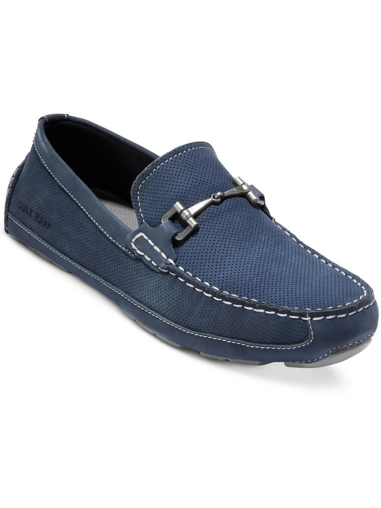 商品Cole Haan|Wyatt Bit Driver Mens Faux Suede Slip On Loafers,价格¥1251,第1张图片