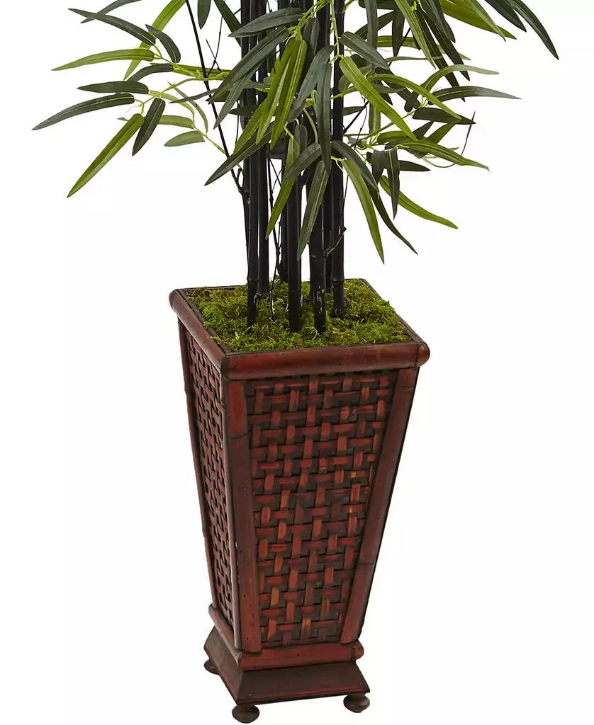 商品NEARLY NATURAL|5.5' Black Bamboo Artificial Tree in Decorative Planter,价格¥1209,第3张图片详细描述