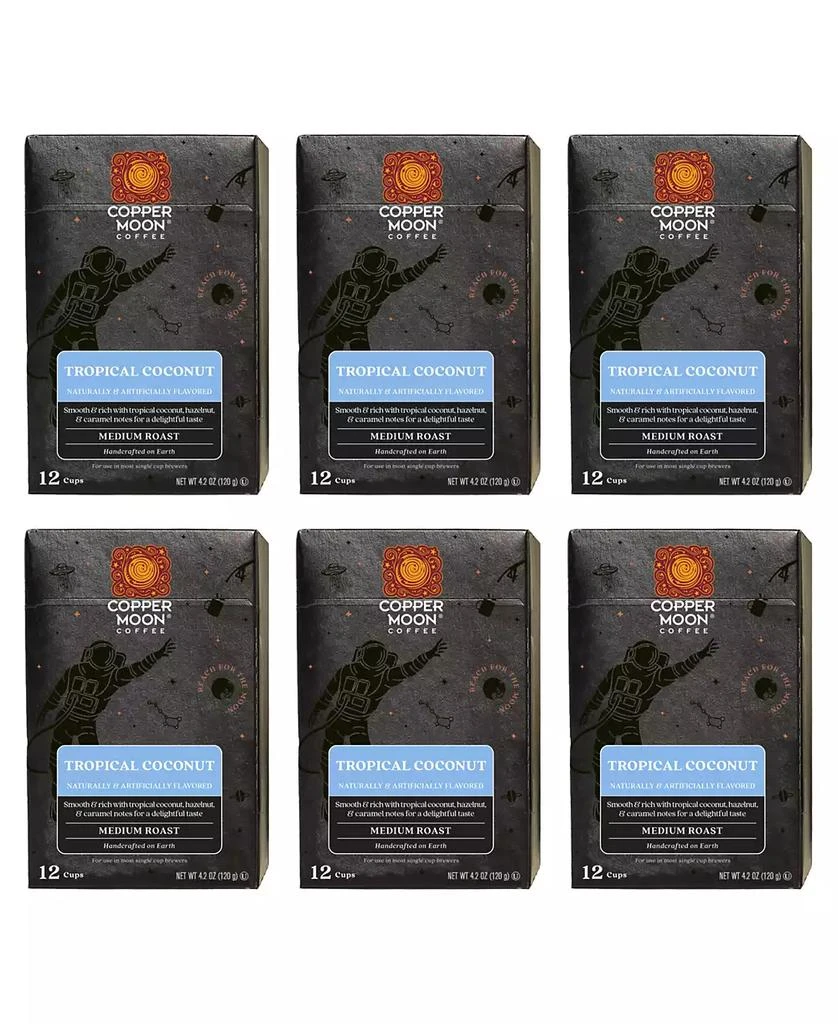 商品Copper Moon Coffee|Tropical Coconut Single Serve Coffee Pods, 72 Count,价格¥273,第1张图片