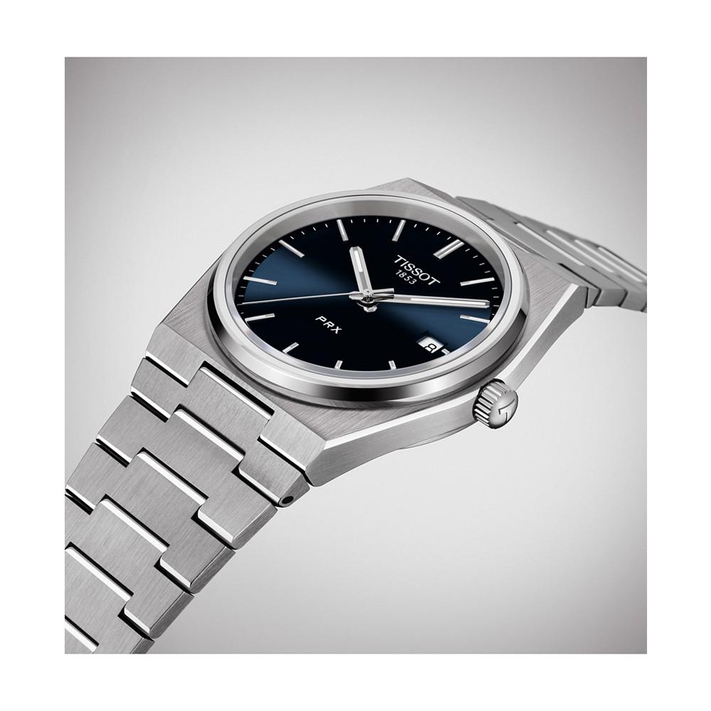 Men's Swiss PRX Stainless Steel Bracelet Watch 40mm商品第2张图片规格展示