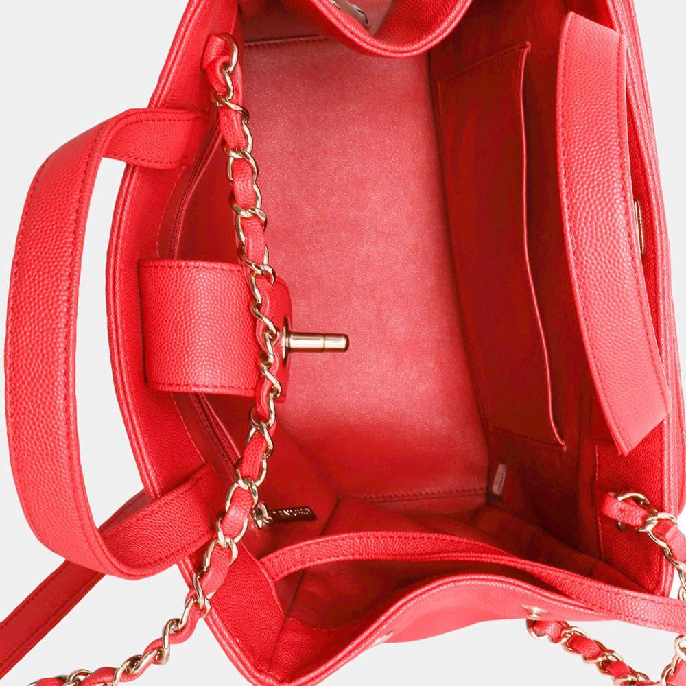 商品[二手商品] Chanel|Chanel Red Caviar Quilted Leather Small Business Affinity Shopping Bag,价格¥31902,第7张图片详细描述