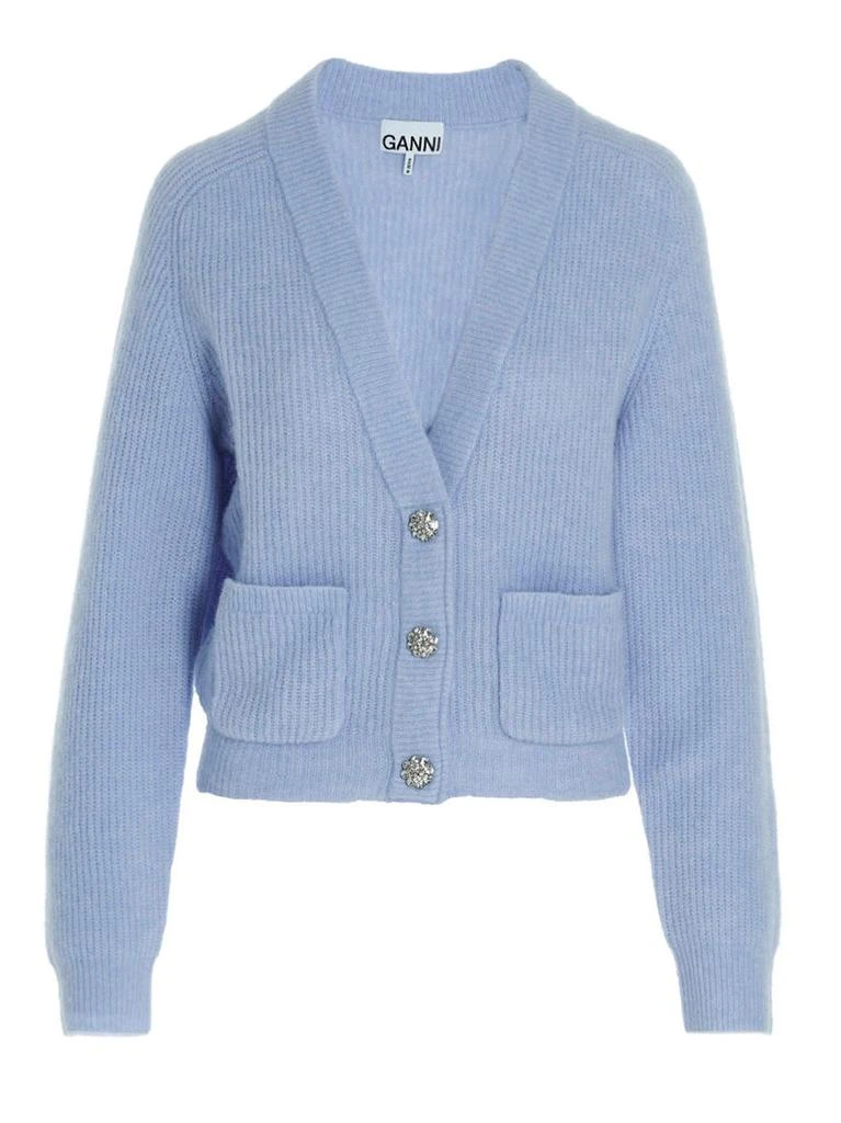 商品Ganni|Jewel button cardigan,价格¥1649,第1张图片