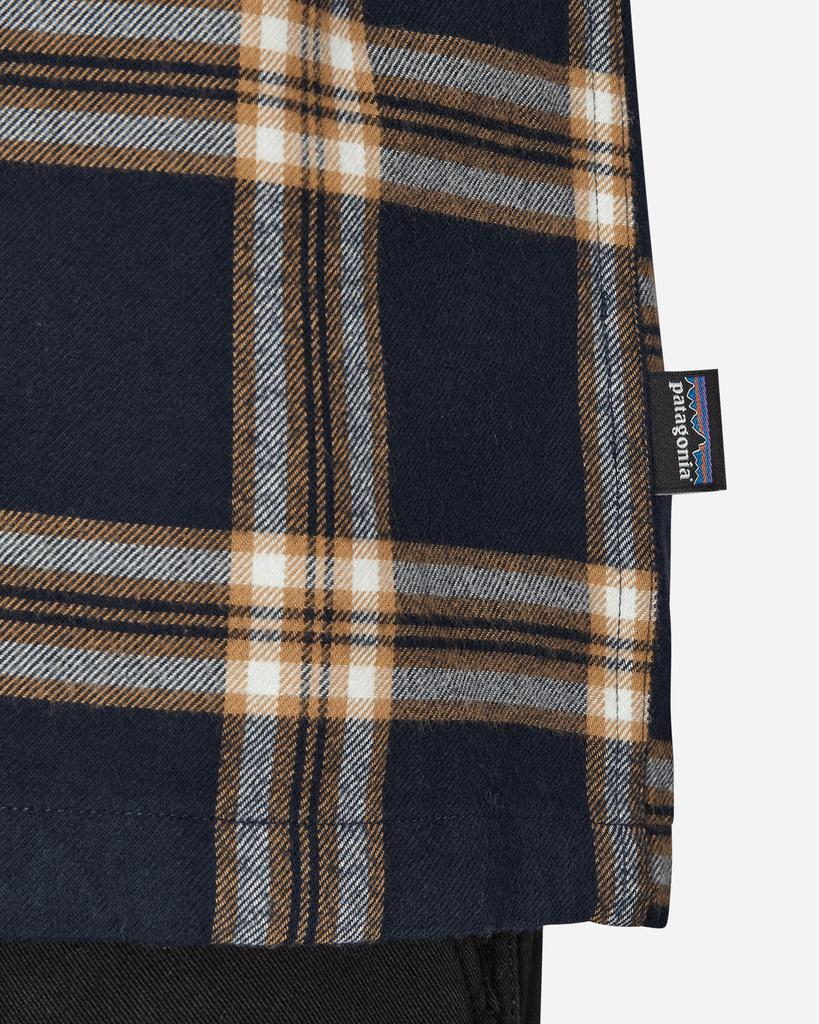 Organic Cotton Midweight Fjord Flannel Shirt Blue / Yellow商品第4张图片规格展示