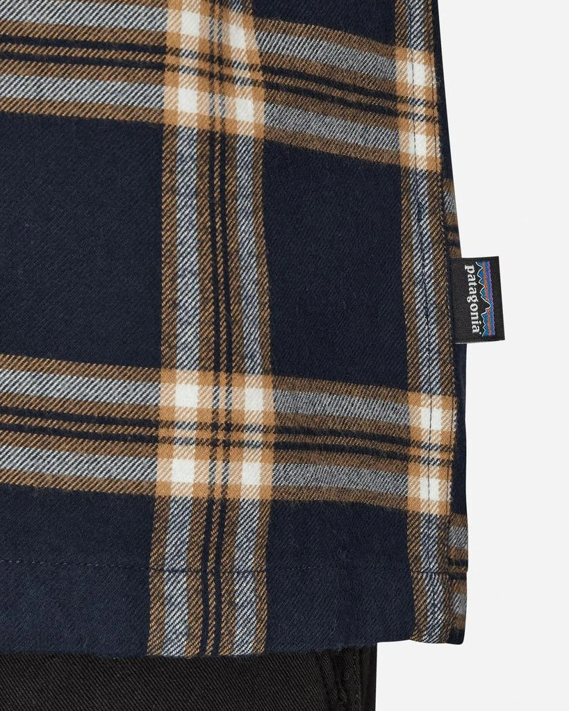 商品Patagonia|Organic Cotton Midweight Fjord Flannel Shirt Blue / Yellow,价格¥422,第5张图片详细描述