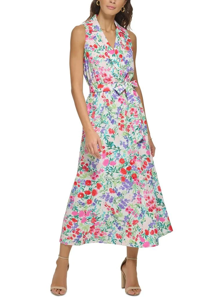 商品Kensie|Womens Woven Floral Midi Dress,价格¥370,第1张图片