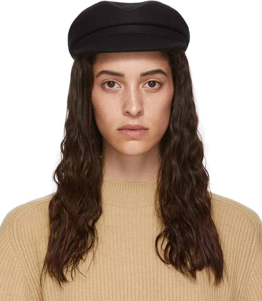 商品Isabel Marant|Black Wool Evie Cap,价格¥433,第1张图片