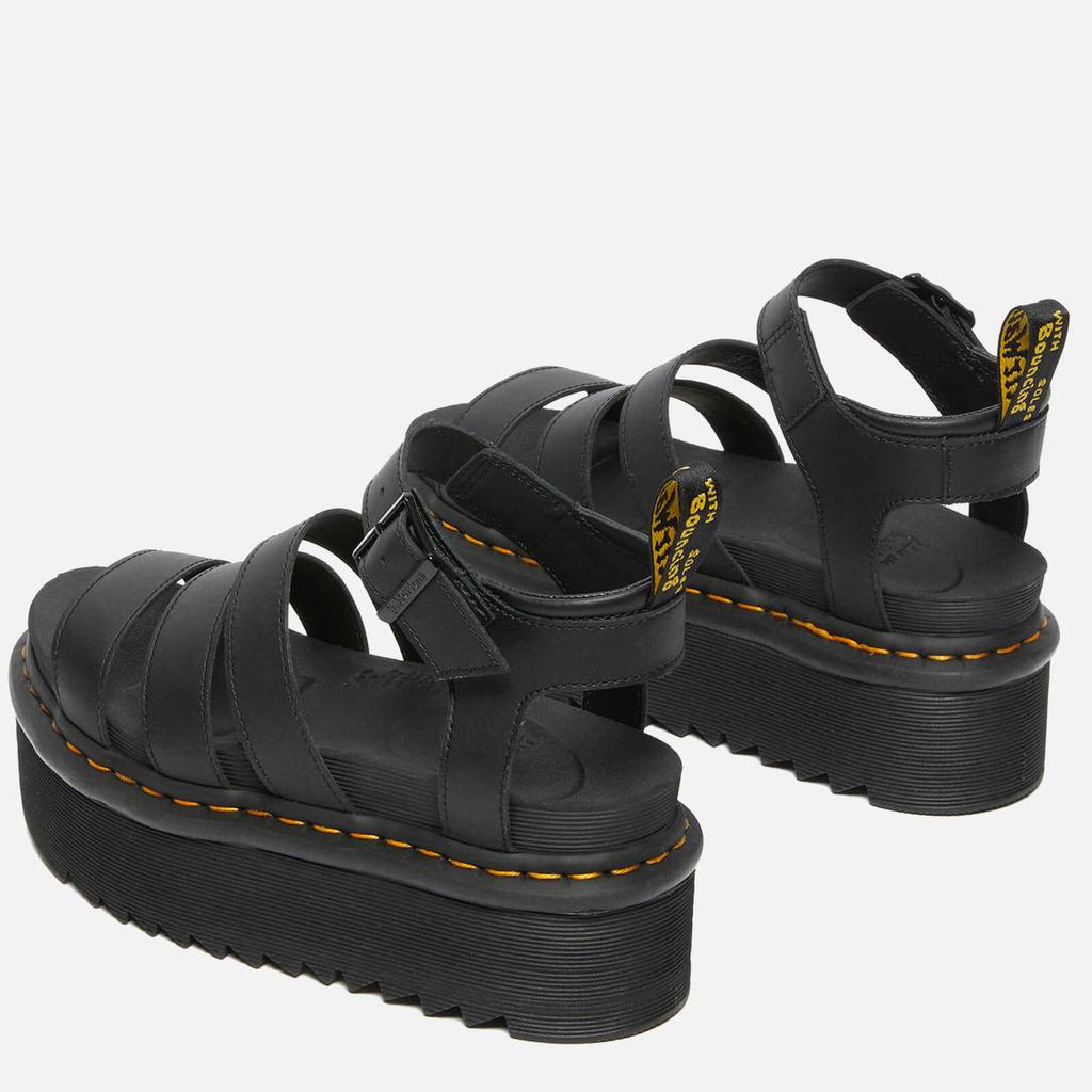 Dr. Martens Women's Blaire Quad Sandals - Black商品第5张图片规格展示