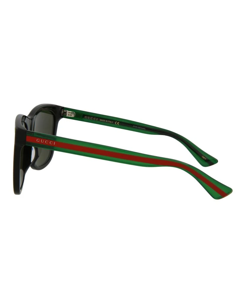 商品Gucci|男式 古驰 方形醋酸纤维太阳镜 ,价格¥886,第3张图片详细描述