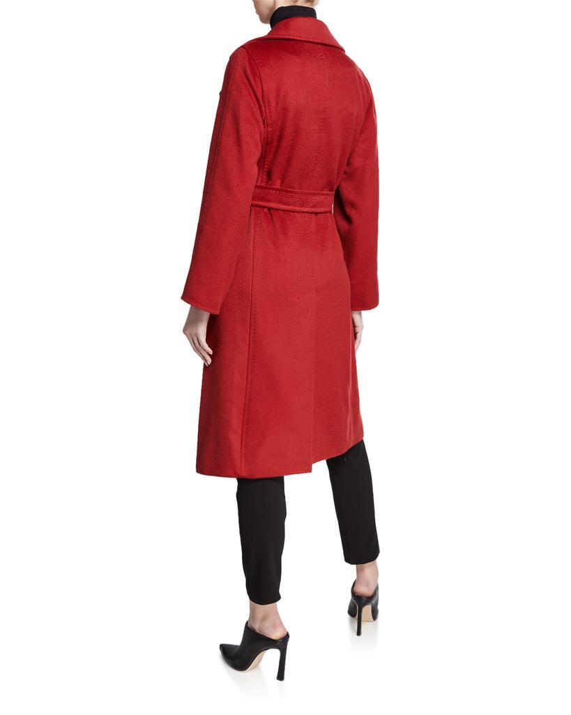 商品Max Mara|Manuela Camel Hair Belted Wrap Coat,价格¥22882,第5张图片详细描述