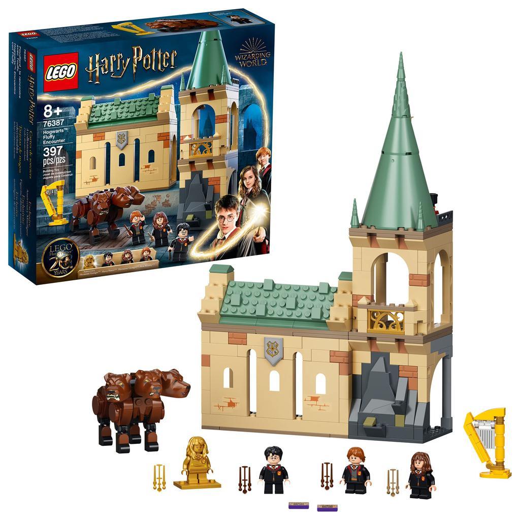 商品LEGO|LEGO Harry Potter Hogwarts: Fluffy Encounter 76387 Building Kit; 3-Headed Dog Hogwarts Set; Cool, Collectible Toy; New 2021 (397 Pieces),价格¥301,第1张图片