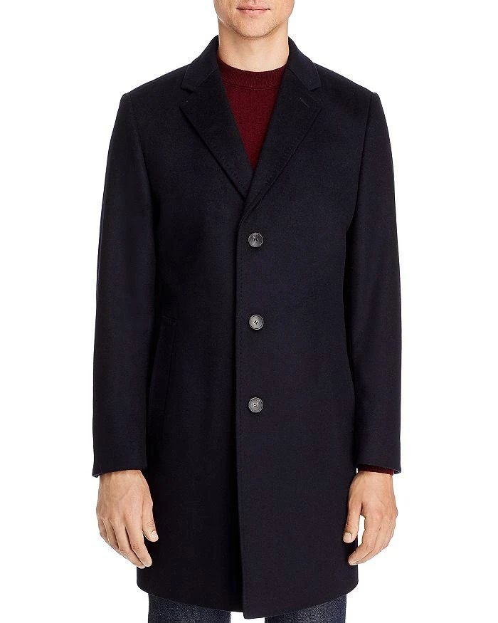 商品Hugo Boss|Jared Wool & Cashmere Classic Fit Topcoat,价格¥2869,第1张图片