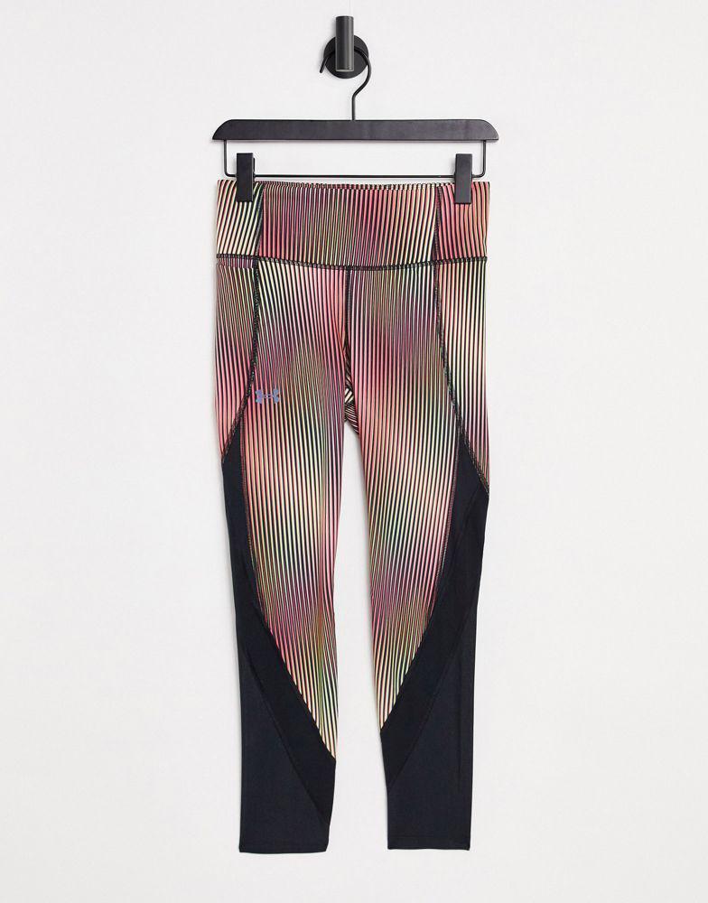 商品Under Armour|Under Armour Running Fly Fast ankle leggings in black and print,价格¥253,第1张图片