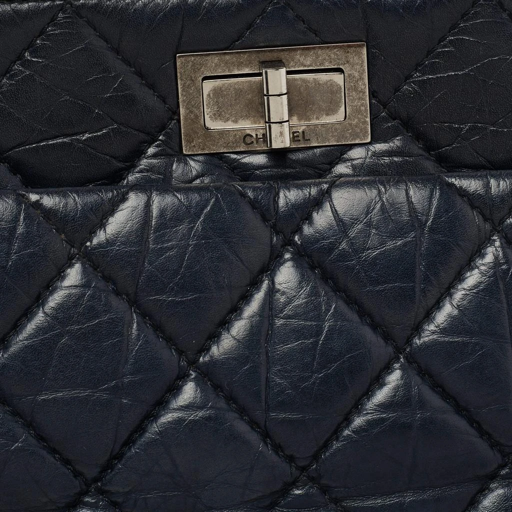 商品[二手商品] Chanel|Chanel Navy Blue Quilted Leather 2.55 Reissue Grand Shopping Tote,价格¥10642,第5张图片详细描述