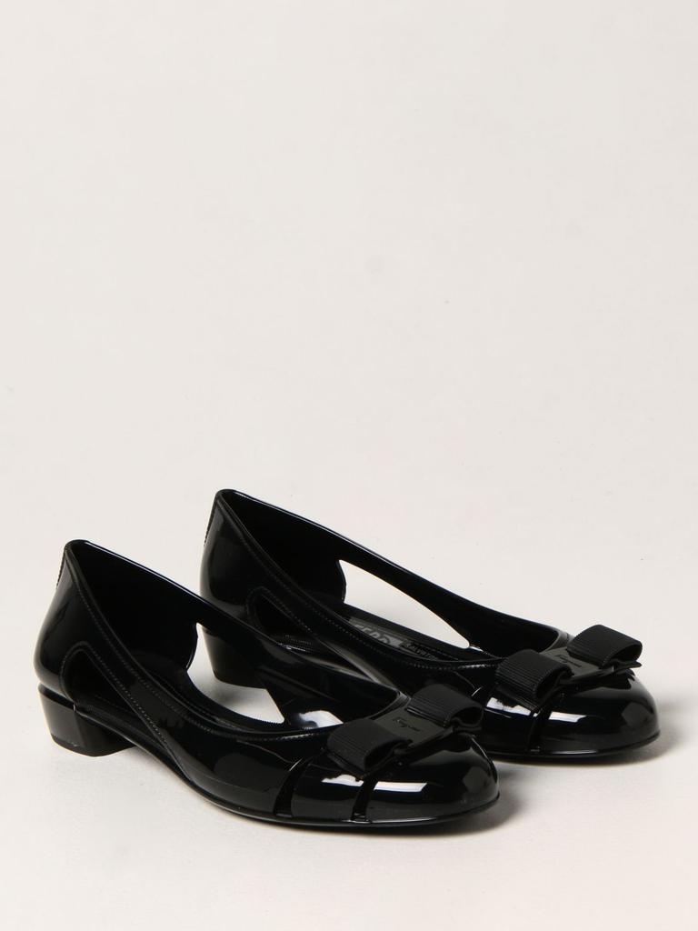 商品Salvatore Ferragamo|Salvatore Ferragamo Vara Jelly ballet flats,价格¥1941,第4张图片详细描述