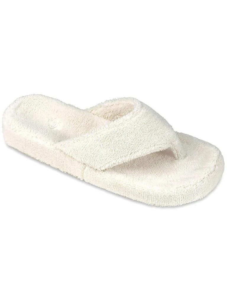 商品Acorn|New Spa Womens Plush Comfort Thong Slippers,价格¥167,第1张图片