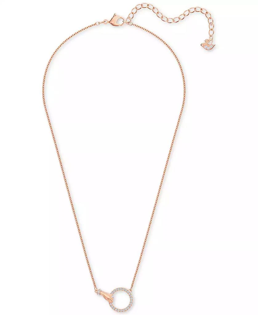 商品Swarovski|玫瑰金色调水晶手环式项链,价格¥660,第2张图片详细描述