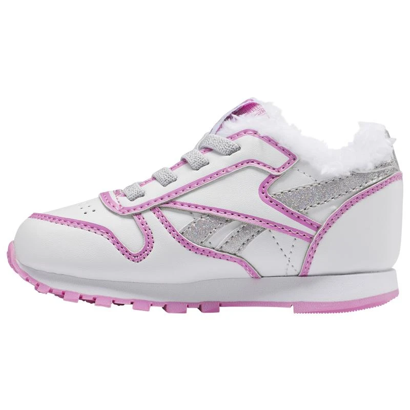 商品Reebok|Reebok Classic Leather Step In - Girls' Toddler,价格¥272,第2张图片详细描述