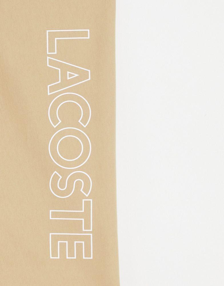 商品Lacoste|Lacoste cut and sew t-shirt in navy/red,价格¥413,第4张图片详细描述