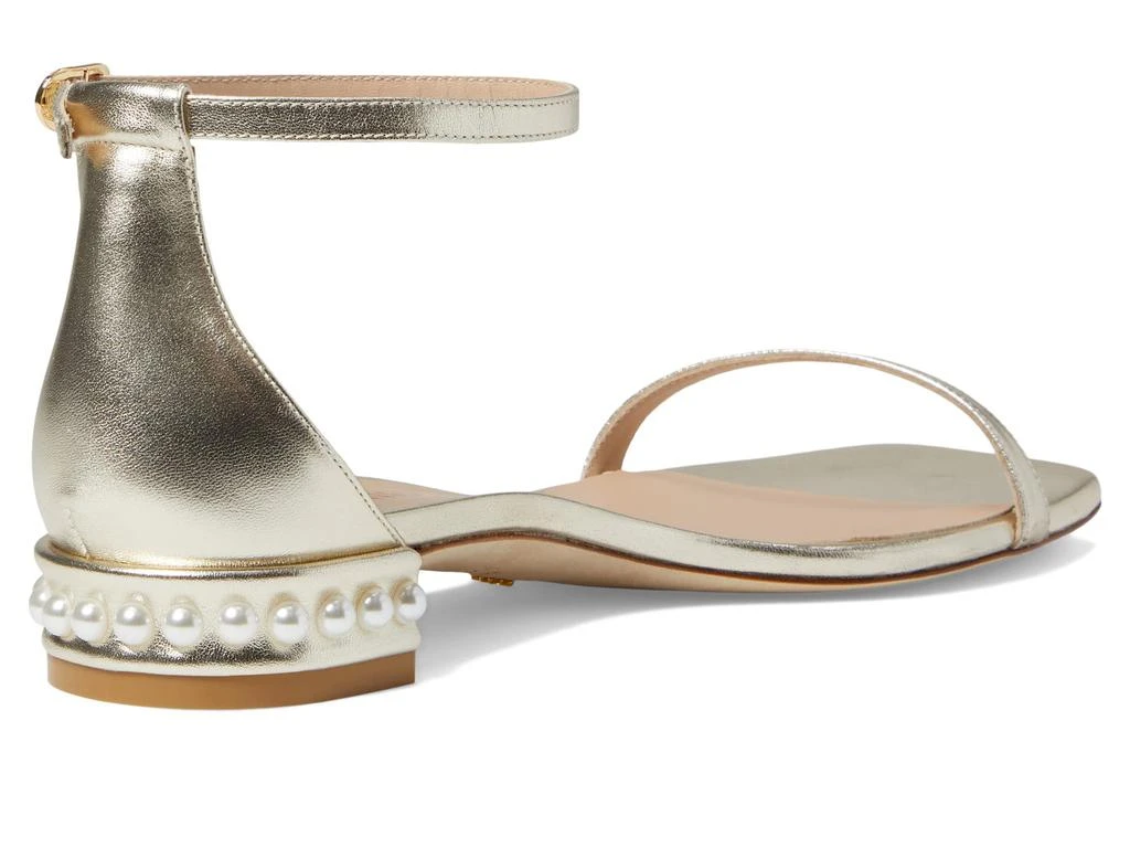 商品Stuart Weitzman|Nudistcurve Pearl Flat Sandal,价格¥2694,第4张图片详细描述