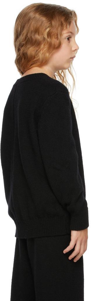 商品The Row|Kids Black Cashmere Dewey Sweater,价格¥3789,第6张图片详细描述