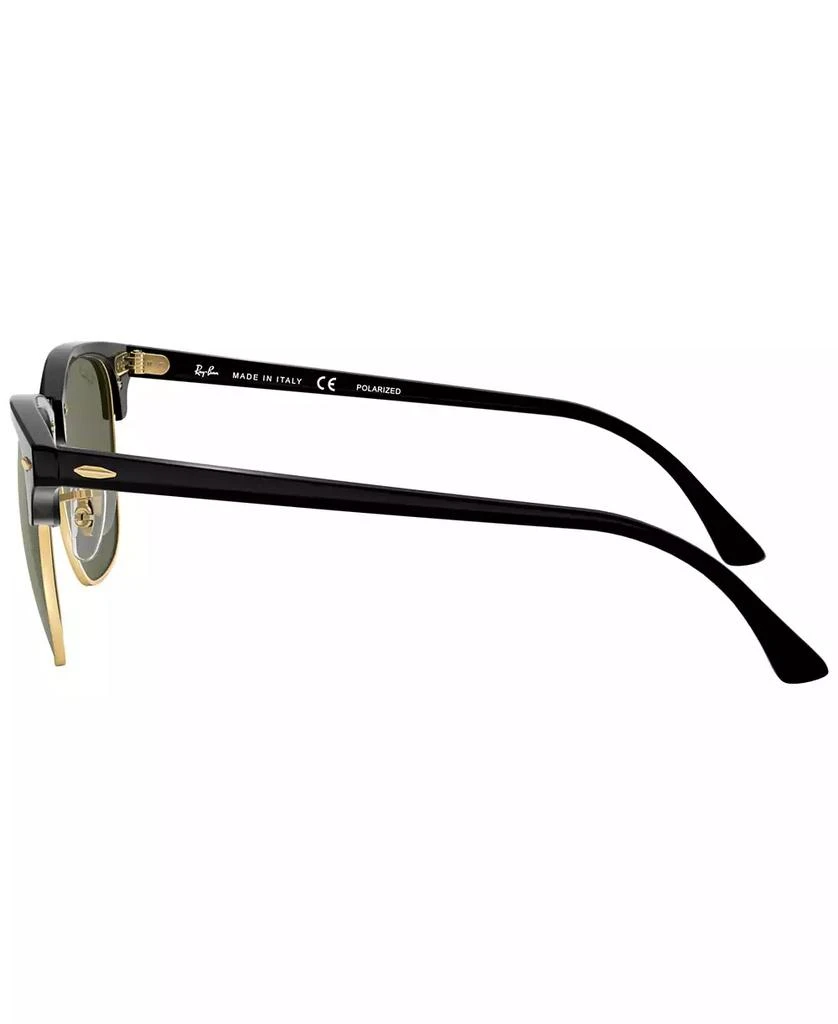 商品Ray-Ban|Unisex Polarized Low Bridge Fit Sunglasses, RB3016F CLUBMASTER CLASSIC 55,价格¥1721,第2张图片详细描述