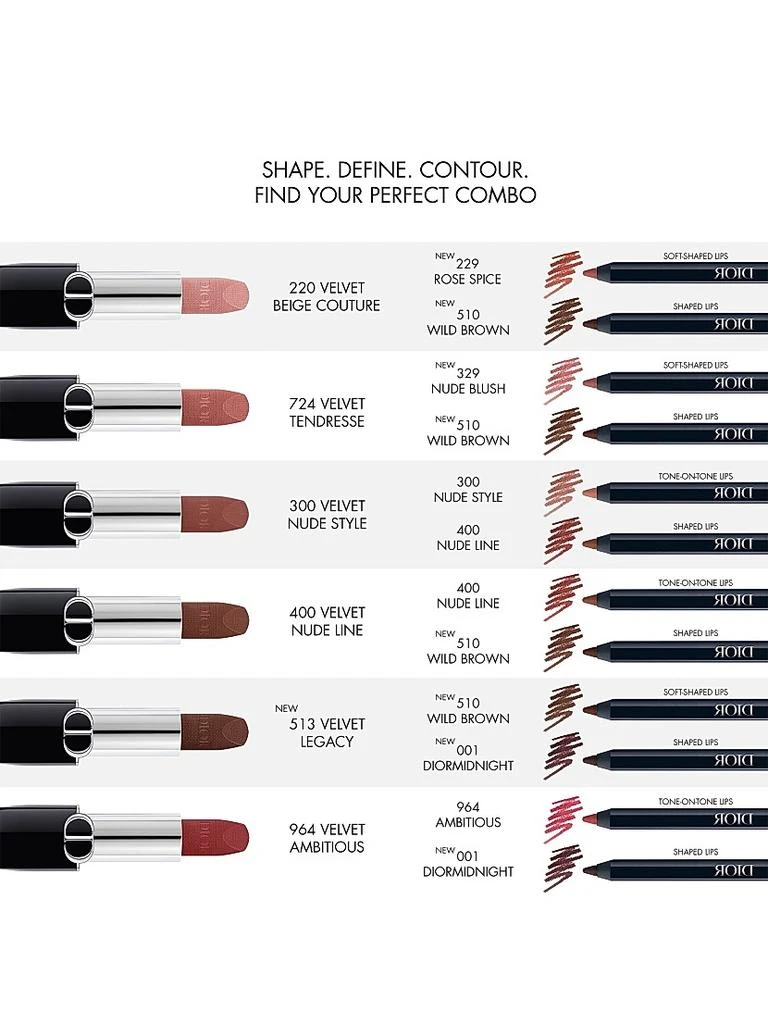 商品Dior|Dior Rouge Dior Contour No-Transfer Lip Liner Pencil,价格¥260,第5张图片详细描述