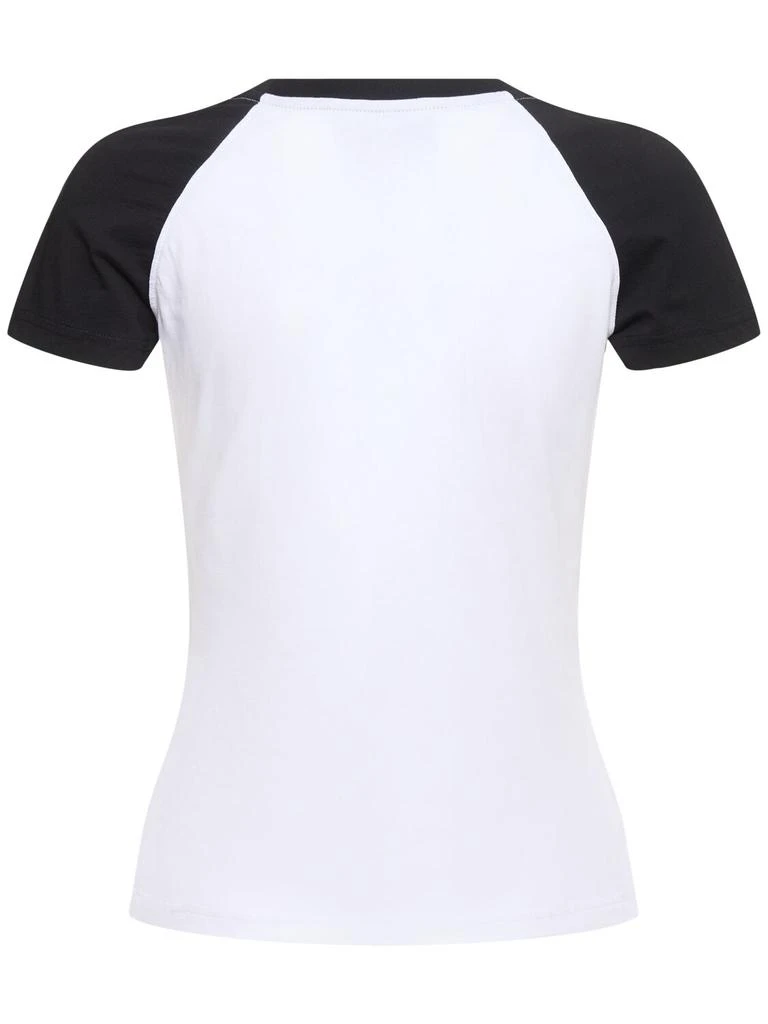 商品Moschino|Printed Cotton Jersey T-shirt,价格¥1284,第4张图片详细描述