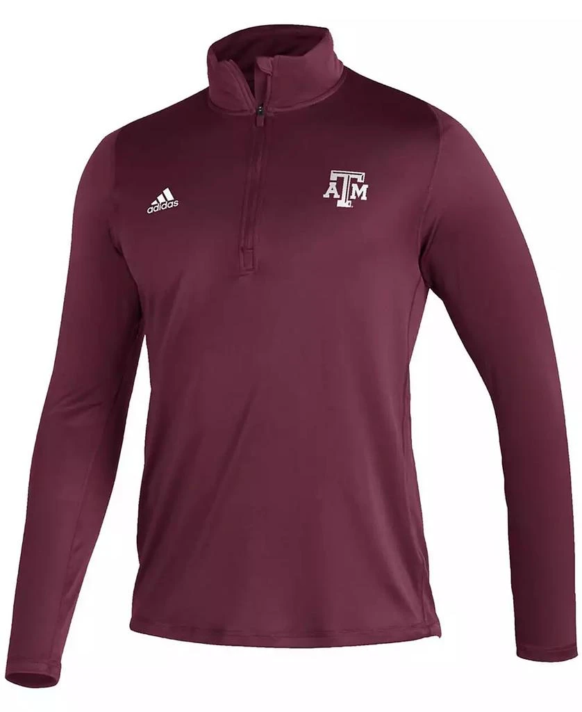 商品Adidas|Men's Maroon Texas A M Aggies Freelift Sport Raglan Quarter-Zip Jacket,价格¥247,第2张图片详细描述