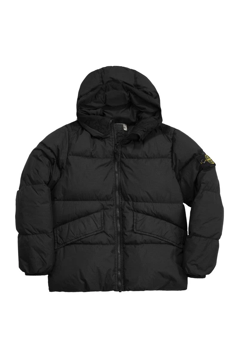 商品【预售7天】 Stone Island|Stone Island 男童大衣 791640223V0029-0 黑色,价格¥1965,第1张图片