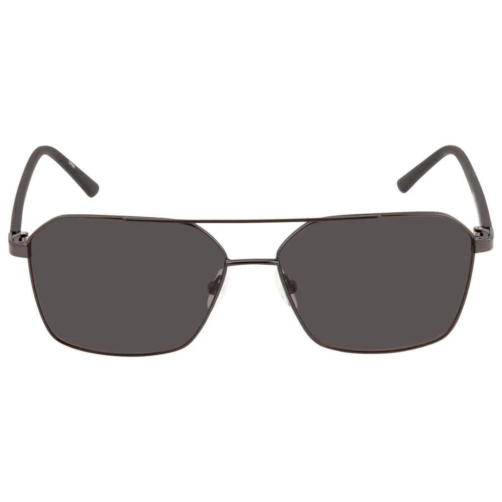 商品Calvin Klein|Calvin Klein Grey Navigator Mens Sunglasses CK20300S 008 58,价格¥210,第2张图片详细描述