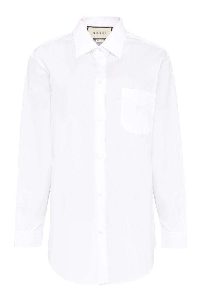 商品Gucci|Gucci Oversized Tailored Shirt,价格¥3627,第1张图片