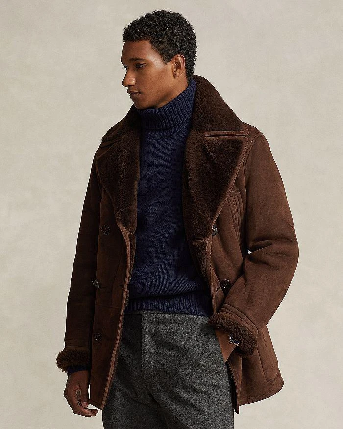 商品Ralph Lauren|Shearling Polo Coat,价格¥18256,第3张图片详细描述